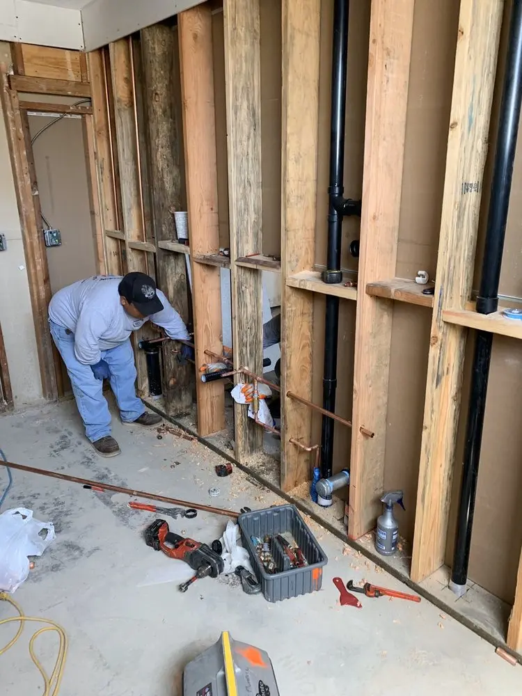 Commercial rough-in plumbing for Water Heater Replacement in Marydale